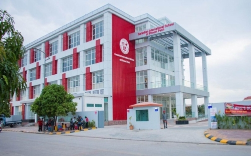 Trường quốc tế Canada ở Phnom Penh có thể bị tạm đóng cửa vì lo ngại dịch Covid-19. (Ảnh Fresh News)